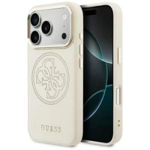 Markowy Hard Case Guess Perforated 4G MagSafe Apple iPhone 17 Różowy - 201758