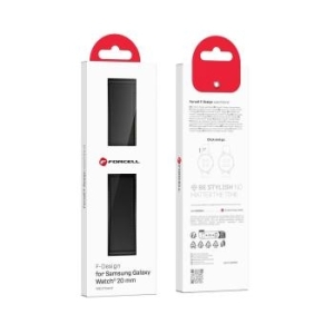 Pasek magnetyczny skóra ekologiczna 20 mm Forcell F-Design FS20 Czarny - 199163