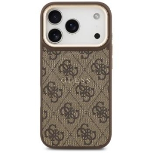 Markowy Hard Case Guess PU 4G W  Classic Apple iPhone 17 Pro Brązowy - 199518