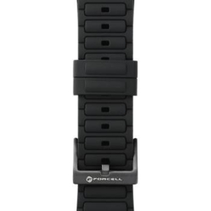 Pasek dziurki silikon 42 / 44 / 45 / 49 mm Apple Watch Forcell F-Design FA06 Czarny - 199444