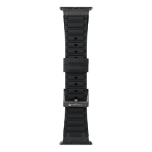 Pasek dziurki silikon 42 / 44 / 45 / 49 mm Apple Watch Forcell F-Design FA06 Czarny - 199445