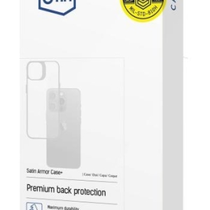 Markowy Armor Case 3mk Satin Armor Case Plus Samsung Galaxy S24 Ultra Przezroczysty/Czarny - 200050