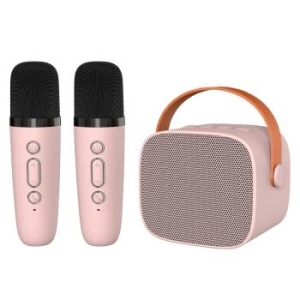 Głośnik Bezprzewodowy Bluetooth Blavec WS-07 Karaoke Party - 5W z 2 mikrofonami Różowy - 201100