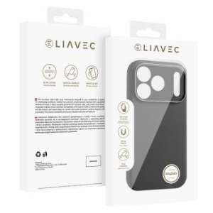 Markowy Armor Case Liavec Silk Shield Case with Metal Camera Frame Apple iPhone 17 Pro Czarny - 201094