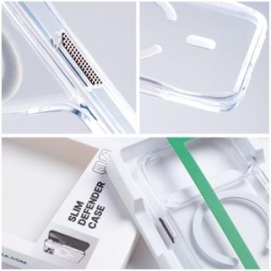 Slim Defender MagSafe Case Apple iPhone 16 Pro Max Przezroczysty - 201069