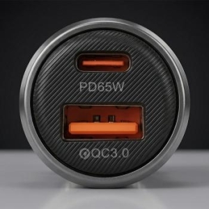 Ładowarka samochodowa USB + Typ C Blavec BS-05B Nitro QC 3.0 18W PD 65W Czarny - 200985