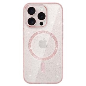 Glitter Magsafe Case Apple iPhone 11 Różowy Clear - 200921