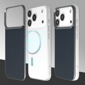 Markowy Armor Case Liavec Carbon Layer Magsafe Aramid Fiber Cover Apple iPhone 17 Pro Niebieski - 200831