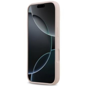 Markowy Hard Case Guess Silicone W  Big 4G Script Apple iPhone 17 Różowy - 201235