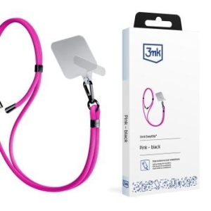 Smycz do telefonu 3mk EasyClip Różowy - 201123