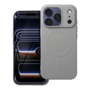 Silicone Mag Cover Apple iPhone 17 Pro Tytanowy - 201150