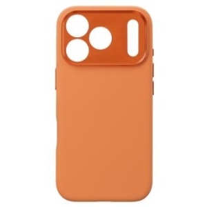 Markowy Armor Case Liavec Silk Shield Case with Metal Camera Frame Apple iPhone 17 Pro Pomarańczowy - 201399