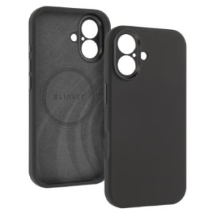 Markowy Armor Case Liavec Silk Shield Case with Metal Camera Frame Apple iPhone 17 Czarny - 201402