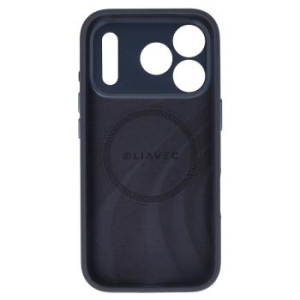 Markowy Armor Case Liavec Silk Shield Case with Metal Camera Frame Apple iPhone 17 Pro Max Granatowy - 201441