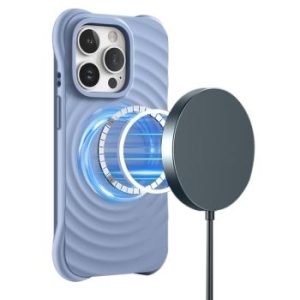 Wave MagSafe Case Apple iPhone 12 / 12 Pro Niebieski - 201347