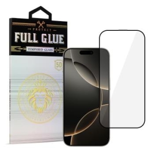 Szkło Hartowane HARD Full Glue 5D Apple iPhone 16 Pro / 17 Czarny - 201675