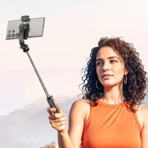 Uchwyt Selfie Bluetooth ze statywem i pilotem Borofone BY13 Nube Czarny - 201571