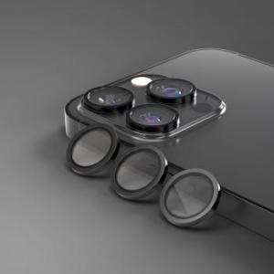 Szkło na aparat Etteri Apple iPhone 16 Pro / 16 Pro Max Czarny - 201606