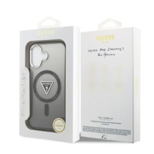 Markowy Hard Case Guess IML Gradient W  Triangle Logo Apple iPhone 17 Czarny - 201547