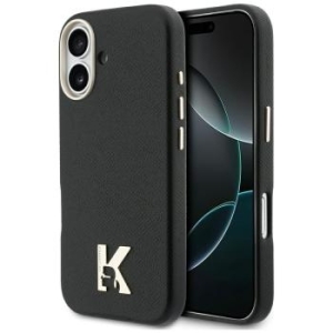 Markowy Hard Case Karl Lagerfeld PU FW W  KHead Logo Apple iPhone 17 Czarny - 202068