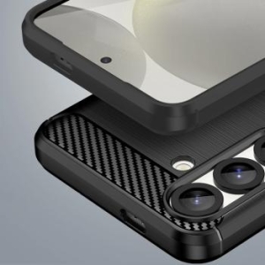 Carbon Case Motorola Moto G04 / G24 / E14 4G / G04s 4G Czarny - 202019