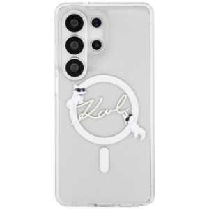 Markowy Hard Case Karl Lagerfeld Magnetic IML KC Script Samsung Galaxy S26 Ultra Przezroczysty - 201946