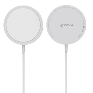 Ładowarka Indukcyjna magnetyczna 15W Devia Smart Biały - 201939