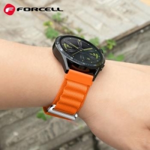 Pasek sprzączka włókno poliestrowe 22 mm Forcell F-Design FS05 Pomarańczowy - 202102