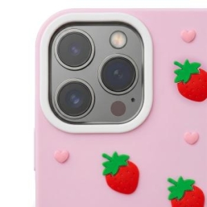 Strawberry Case Apple iPhone 13 / 14 / 15 Różowy - 203390