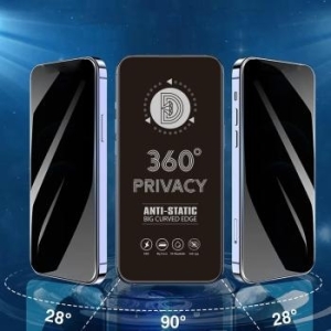 Szkło Hartowane Privacy 360 Samsung Galaxy S24 / S25 kompatybilne z fingerprint - 204142