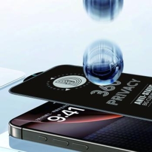 Szkło Hartowane Privacy 360 Samsung Galaxy S24 / S25 kompatybilne z fingerprint - 204143