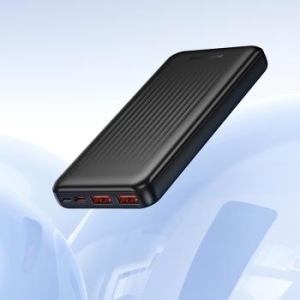 Power Bank 10000mAh Borofone BJ80 Clever - 2xUSB + Typ C - QC 3.0 22,5W PD 20W Czarny - 204172