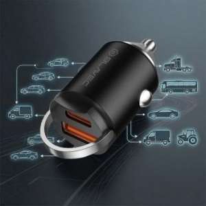 Ładowarka samochodowa USB + Typ C Blavec BS-02B Aero QC 3.0 18W PD 30W Czarny - 204442
