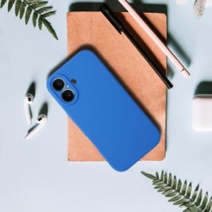 Silicone Lite Case Apple iPhone 17 Niebieski - 204394