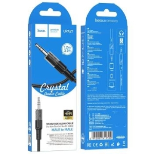 Kabel AUX Jack 3,5 mm do Jack 3,5 mm Hoco 1,2 m UPA27 Czarny - 204357