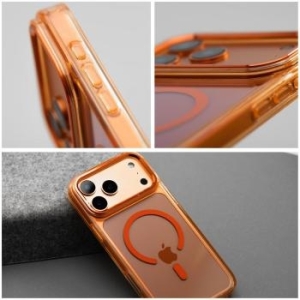 Frame Clear Hybrid Mag Cover Apple iPhone 17 Pomarańczowy - 204409