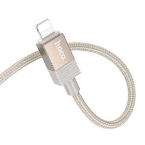 Kabel AUX Jack 3,5 mm (męski) do Lightning (męski) Hoco 1m UPA32A Złoty - 204418