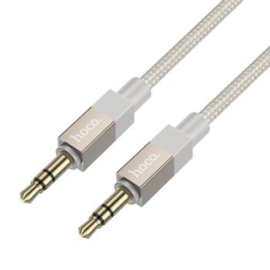 Kabel AUX Jack 3,5 mm (męski) do Jack 3,5 mm (męski) Hoco 1m UPA32 Złoty - 204421