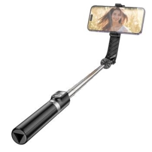 Uchwyt do Selfie Tripod z pilotem bezprzewodowym Hoco K20 Czarny - 204314