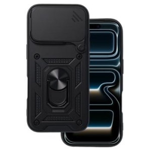Slide Camera Armor Case Apple iPhone 17 Pro Czarny - 205375