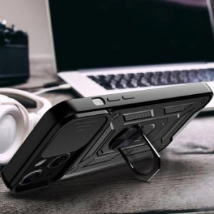 Slide Camera Armor Case Apple iPhone 17 Pro Czarny - 205377