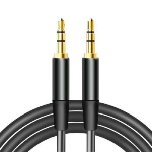 Kabel Audio Jack 3,5 mm - Jack 3,5 mm Maxlife 1m Czarny - 205358