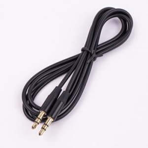 Kabel Audio Jack 3,5 mm - Jack 3,5 mm Maxlife 1m Czarny - 205359