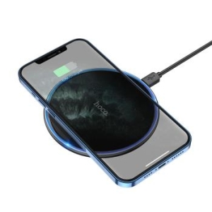 Ładowarka Indukcyjna Hoco 2A 15W z podświetleniem CW6 PRO Czarny - 205572