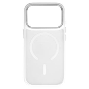 Markowy Armor Case Liavec Cloudy Case with Metal Camera Frame Apple iPhone 17 Pro Biały (Camera Control Button) - 205639