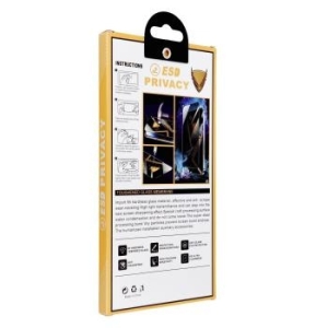 Szkło Hartowane OG 6D Premium Privacy Glass Apple iPhone 16 Czarny - 205646