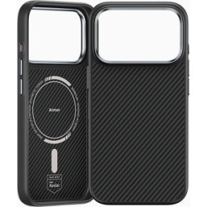 Markowy Armor Case Benks Magnetic Armor Pro Kevlar Metal Frame 600D Apple iPhone 17 Pro Czarny (Camera Control Button) - 206134
