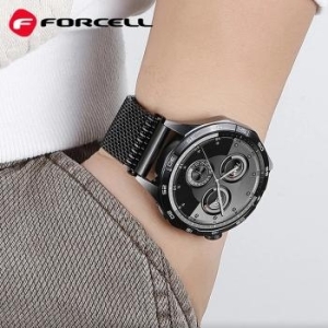 Pasek magnetyczny stal 22 mm Samsung Galaxy Watch Forcell F-Design FS10 Czarny - 205721