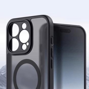 Full Matte Mag Cover Apple iPhone 15 Pro Max Czarny - 206042
