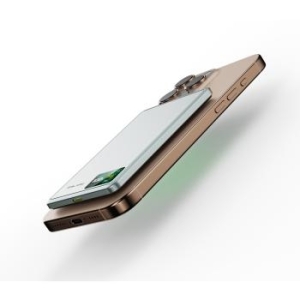 Power Bank 10000mAh Typ C BlavecBJ-03 Slim 13,5mm 22,5W magnetyczny indukcyjny Magsafe 3w1 Szary Aluminium - 205724